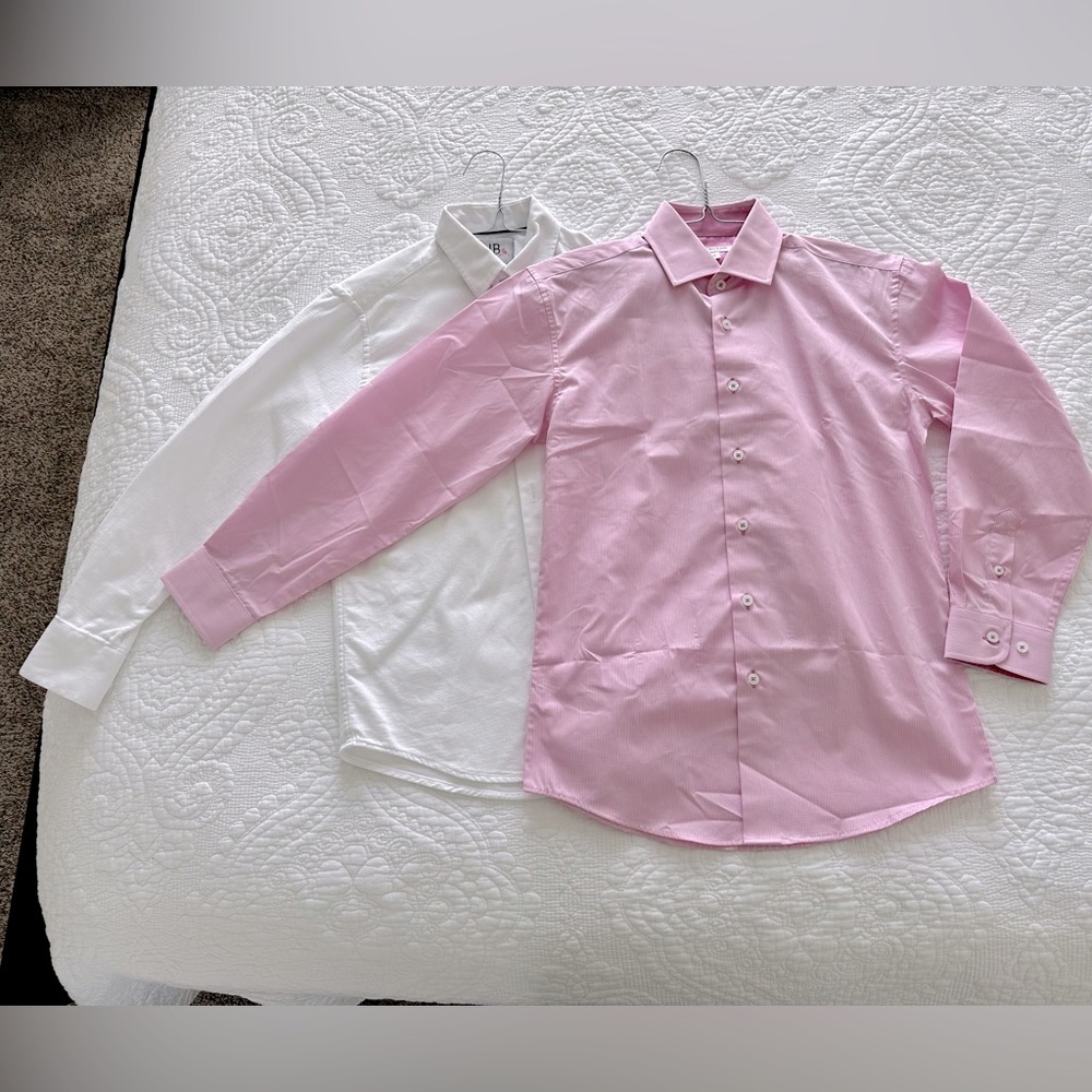 2 for $7 button down formal boys shirt